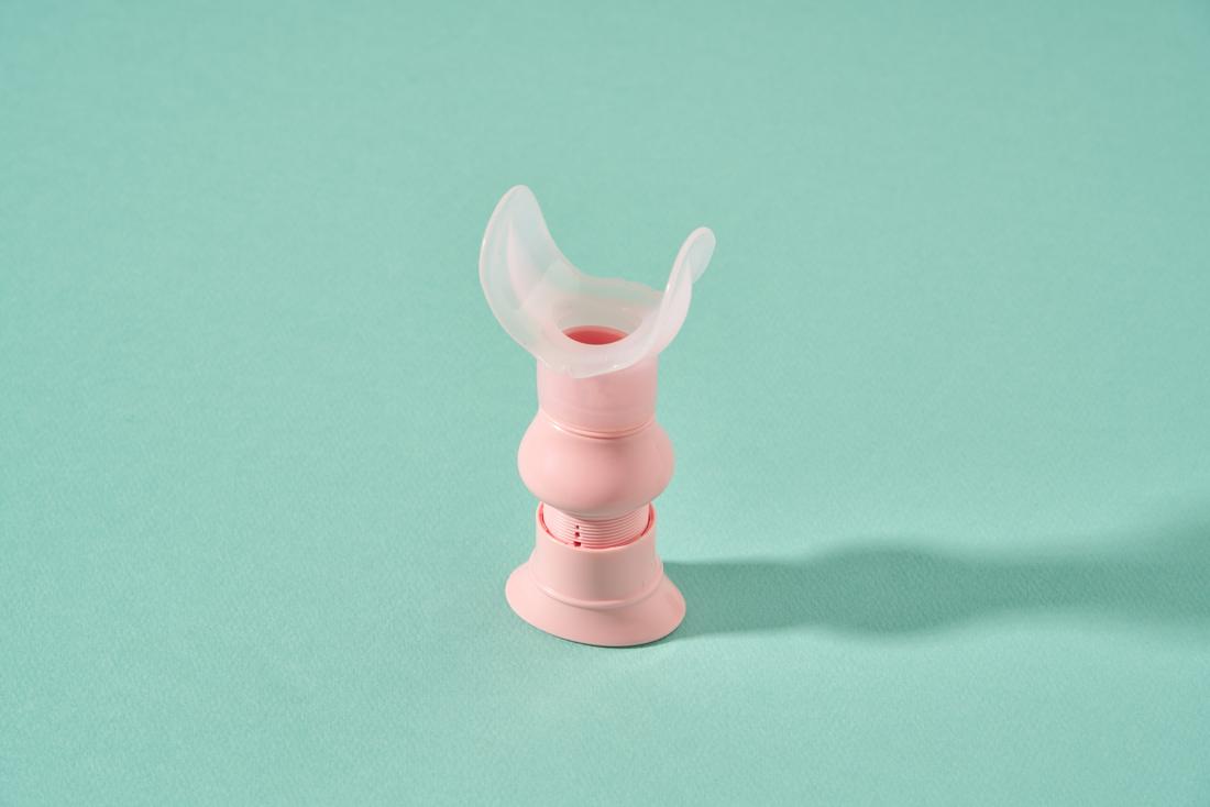 핑크 제품 클로즈업